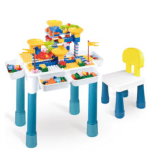 Masuta Lego cu scaunel inclus si piese masuta activitati 7 in 1