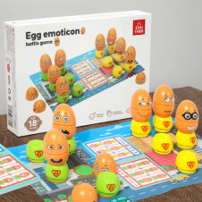 Joc educativ de asociere Expresii Faciale Ouăle cu emoticoane