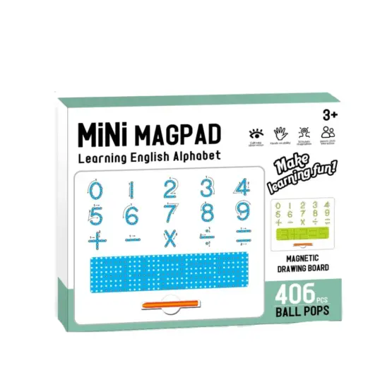 Joc litere punctate magnetic MAGPAD Invata Cifrele1