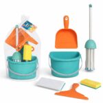 Mini Set curățenie de jucărie cu mop și accesorii Clean Tools