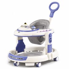 Premergător pentru bebeluși 4 în 1 cu mâner de împins Space 360 Albastru