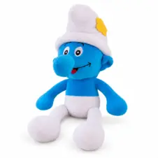 Jucărie de pluș Ștrumf cu floare galbenă, 40 cm – Cochetul