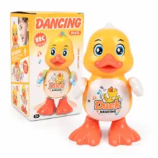 Rățușcă dansatoare interactivă Dancing Duck, cu muzică, lumini și înregistrarea vocii