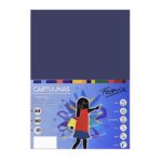 Carton colorat A4 Fabrisa, 180 g/m², bleumarin intens, top 50 coli