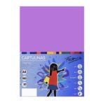 Carton colorat A4 Fabrisa, 180 g/m², violet intens, top 50 coli