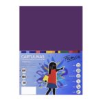 Carton colorat A4 Fabrisa, 180 g/m², mov intens, top 50 coli