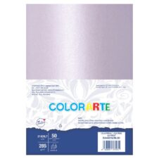 Carton colorat A4 COLORARTE PERLA, 250 g/m², lila perlat, top 50 coli