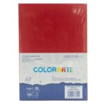 Carton colorat A4 COLORARTE PERLA, 250 g/m², roșu perlat, top 50 coli