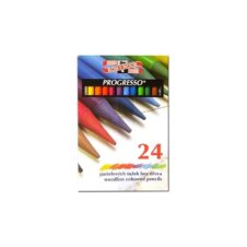 Set de 24 de creioane colorate fără lemn Koh-i-noor Progresso