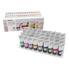 Culori acrilice Magi-Wap Art Rangers, 36 culori × 22 ml, culori de bază, culori pastel, metalice, cu sclipici