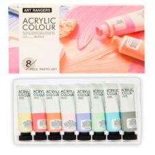 Culori acrilice Magi-Wap Art Rangers, 8 culori × 22 ml, culori pastel