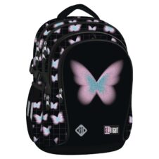 Ghiozdan St.Majewski St. Right Pastel Butterfly, 43 cm, 4 compartimente