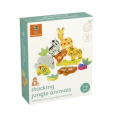 Joc Animale din junglă de stivuit, Orange Tree Toys