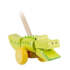 Jucărie de împins crocodil, Orange Tree Toys