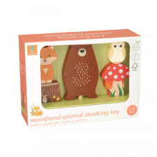 Jucărie din lemn de stivuit cu animalele pădurii, Orange Tree Toys