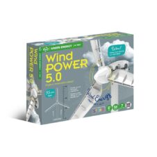 Kit STEM Energia eoliană cu turbină și mașinuță electrică, Genius Toy