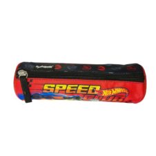 Penar neechipat St.Majewski Hot Wheels, 1 fermoar, negru cu roșu, cilindric