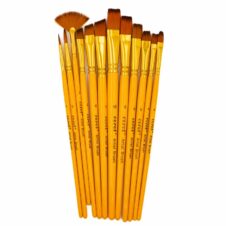 Set de 12 pensule CNX Corot, vârf nylon, nr. 1-10