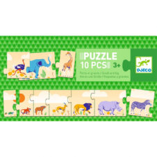 Puzzle De la mic la mare, Djeco