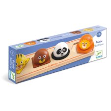 Puzzle din lemn Animale sălbatice, Djeco