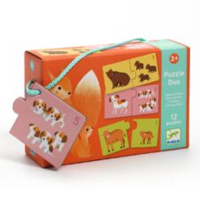 Puzzle duo asociere mama-pui, Djeco