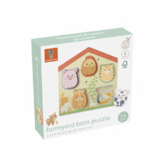 Puzzle lemn animale de fermă, Orange Tree Toys