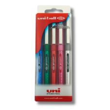Set de 5 rollere Uni-ball Eye Designer, 0,7 mm, culori diverse