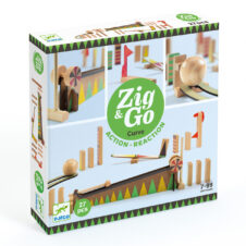 Set de construcție trasee Zig & Go Bila cea mai mare, 27 piese, Djeco