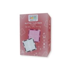 Set magnetic de construit cu plăci strălucitoare, Cleverclixx