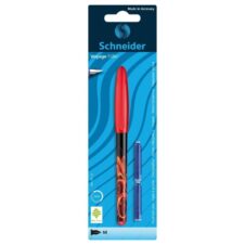 Stilou Schneider Voyage, peniță iridium M, alimentare rezerve, corp plastic, blister (+2 rezerve)