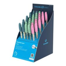 Stilou Schneider Zippi, Happy Fish, peniță iridium M, alimentare rezerve, grip ergonomic, verde