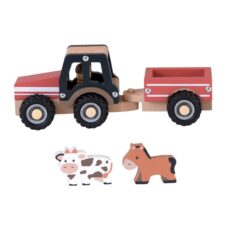 Tractor cu remorcă și animăluțe, Egmont Toys